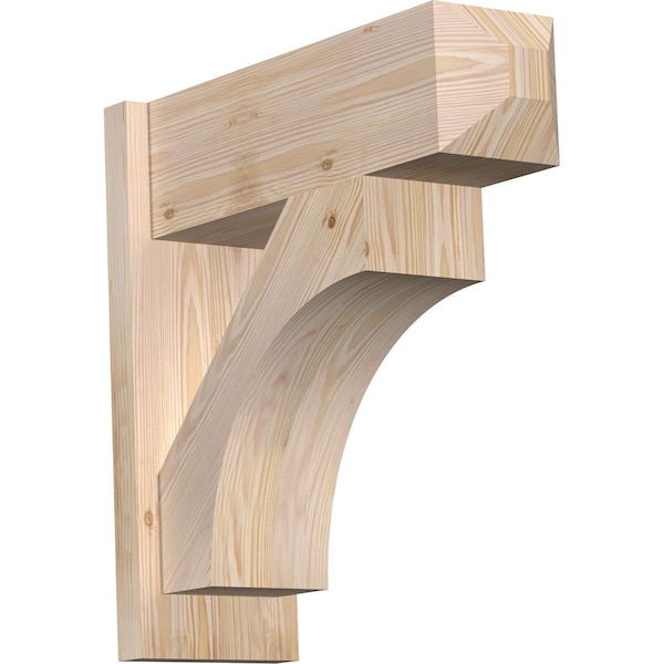 Ekena Millwork Westlake Smooth Craftsman Outlooker, Douglas Fir, 7 1/2"W x 22"D x 22"H OUT08X22X22WTL04SDF - main